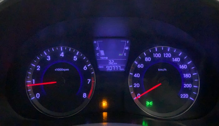 2013 Hyundai Verna FLUIDIC 1.4 VTVT, Petrol, Manual, 91,503 km, Odometer Image