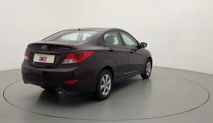 2013 Hyundai Verna FLUIDIC 1.4 VTVT, Petrol, Manual, 91,503 km, Right Back Diagonal
