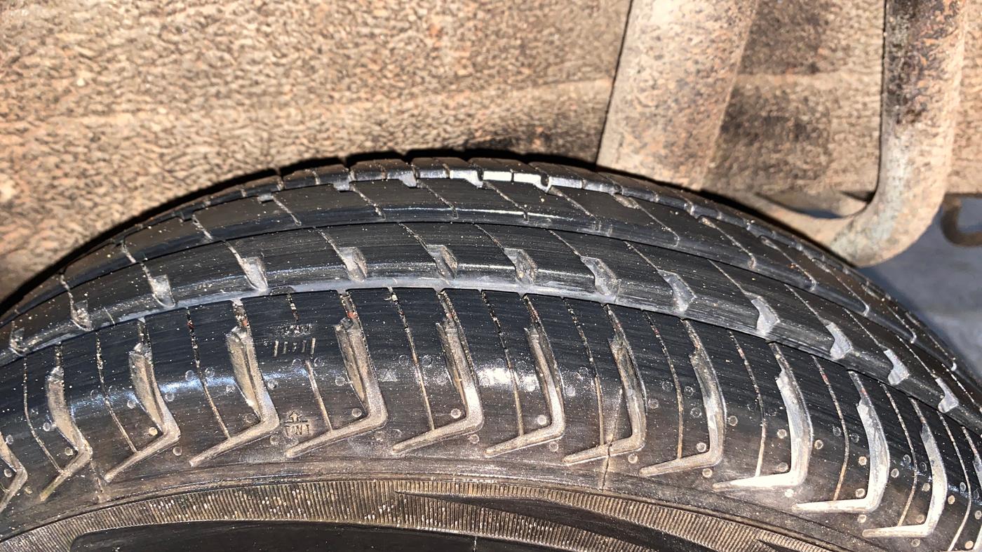 2024 Maruti Alto K10 VXI PLUS, Petrol, Manual, 2,432 km, Left Rear Tyre Tread