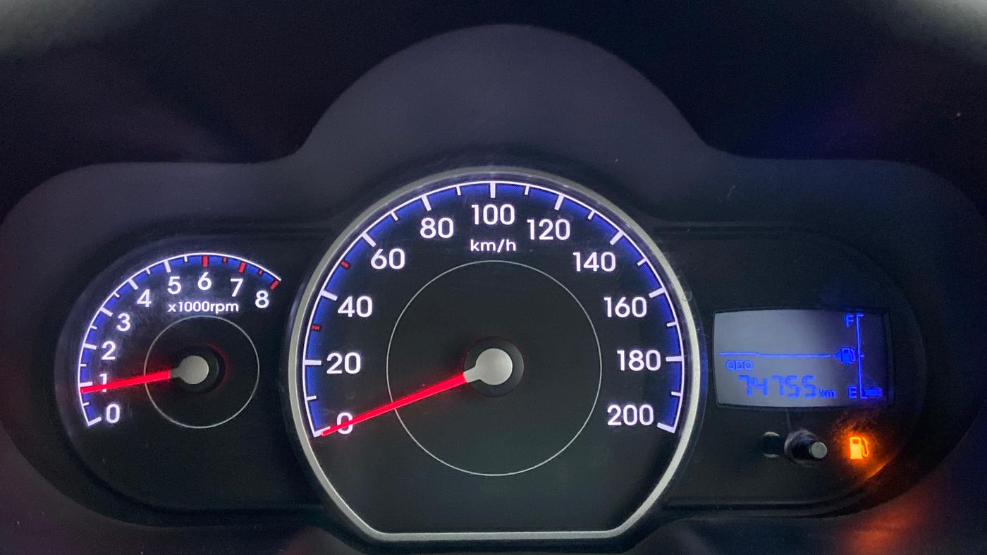 2012 Hyundai i10 ERA 1.1, Petrol, Manual, 74,754 km, Odometer Image