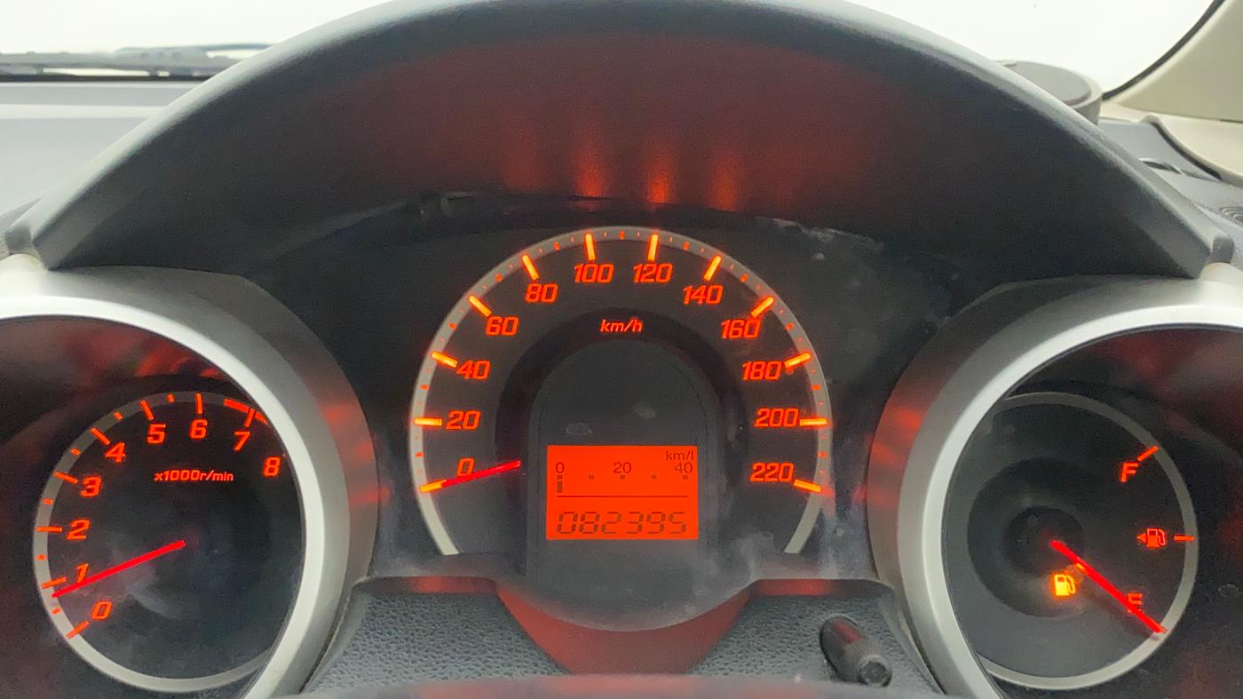 2012 Honda Jazz 1.2L I-VTEC X, Petrol, Manual, 82,395 km, Odometer Image