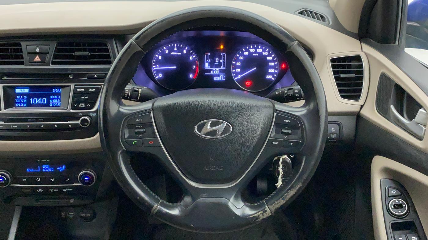 2014 Hyundai Elite i20 SPORTZ 1.2, Petrol, Manual, 60,353 km, Steering Wheel Close Up