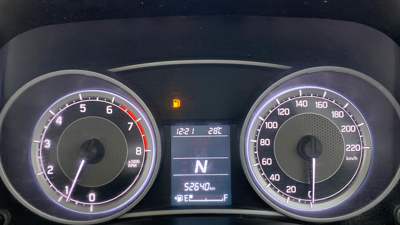 2019 Maruti Dzire VXI AMT, Petrol, Automatic, 52,640 km, Odometer Image