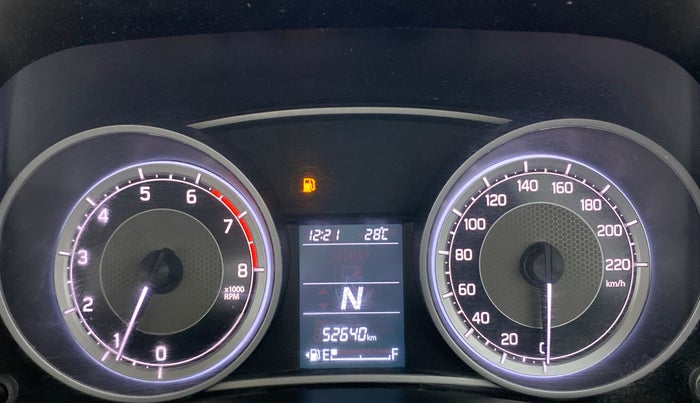 2019 Maruti Dzire VXI AMT, Petrol, Automatic, 52,640 km, Odometer Image