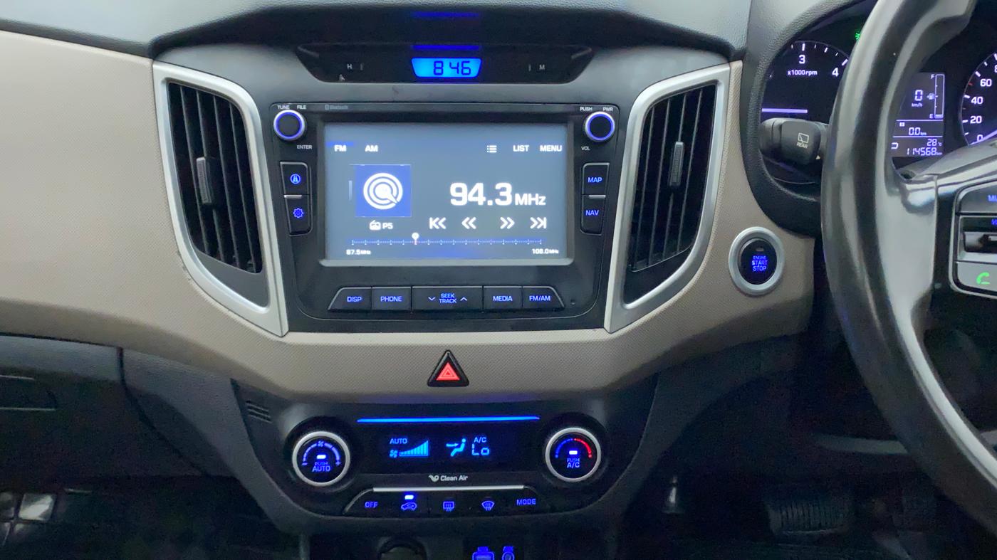 2016 Hyundai Creta SX PLUS AT 1.6 DIESEL, Diesel, Automatic, 1,14,568 km, Air Conditioner