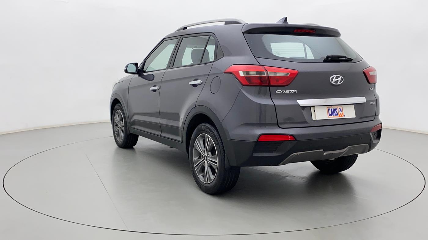 2016 Hyundai Creta SX PLUS AT 1.6 DIESEL, Diesel, Automatic, 1,14,568 km, Left Back Diagonal
