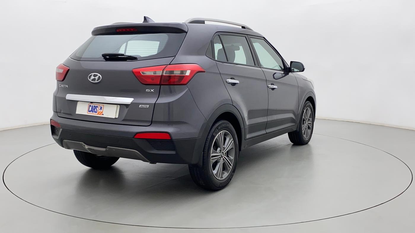 2016 Hyundai Creta SX PLUS AT 1.6 DIESEL, Diesel, Automatic, 1,14,568 km, Right Back Diagonal