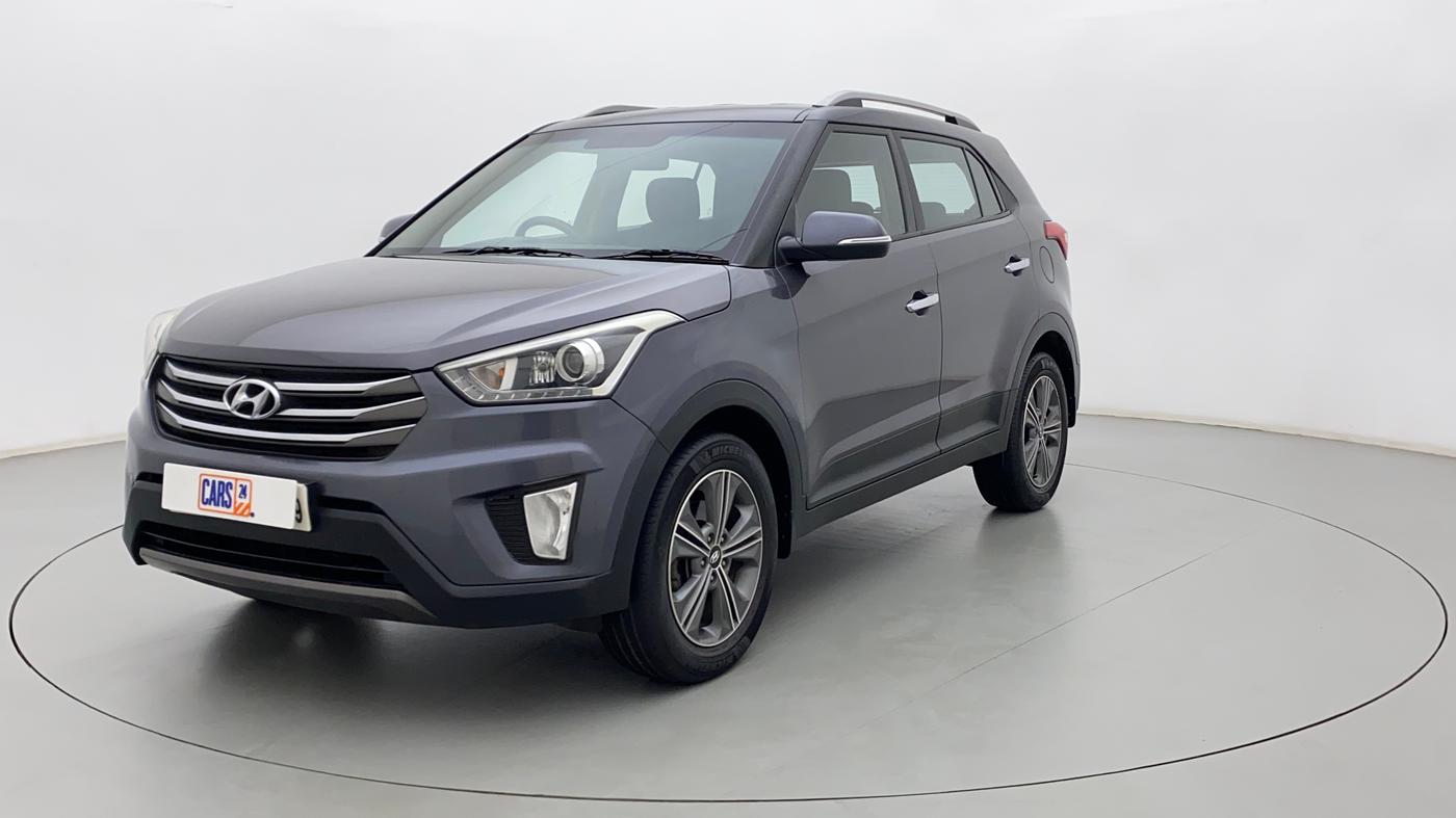2016 Hyundai Creta SX PLUS AT 1.6 DIESEL, Diesel, Automatic, 1,14,568 km, Left Front Diagonal