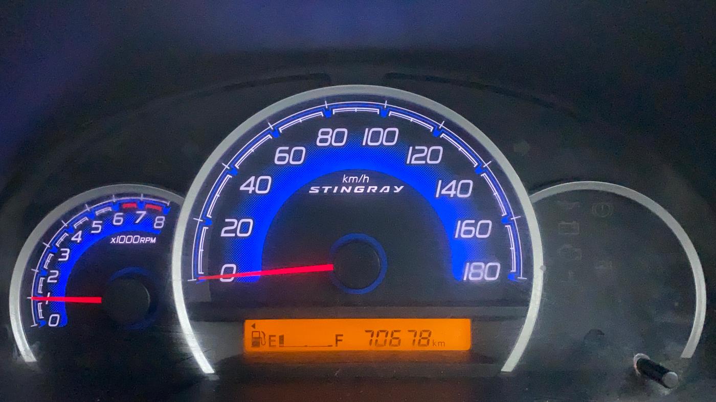 2015 Maruti Wagon R Stingray VXI, Petrol, Manual, 70,678 km, Odometer Image