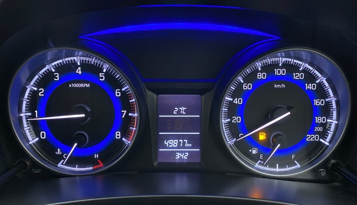 2017 Maruti Baleno DELTA PETROL 1.2, Petrol, Manual, 49,877 km, Odometer Image