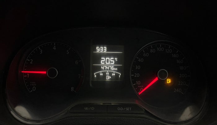 2021 Volkswagen Polo TRENDLINE 1.0L, Petrol, Manual, 47,472 km, Odometer Image
