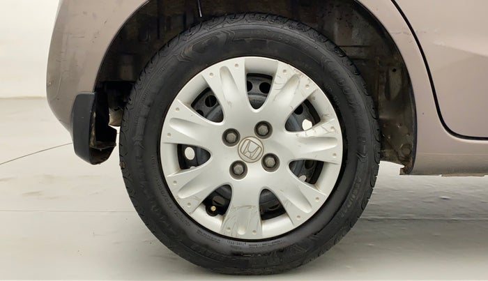 2013 Honda Brio S MT, Petrol, Manual, 1,20,695 km, Right Rear Wheel