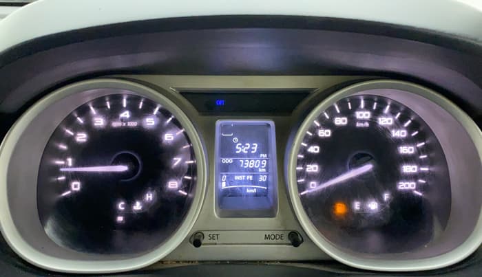 2016 Tata Tiago XZ PETROL, CNG, Manual, 74,519 km, Odometer Image