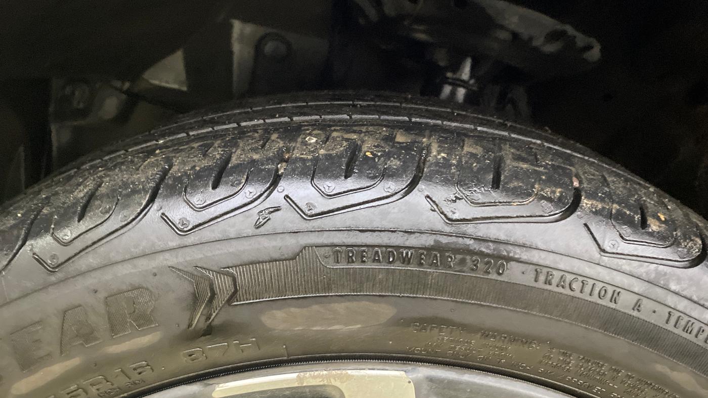 2017 Honda City 1.5L I-VTEC ZX CVT, Petrol, Automatic, 60,333 km, Left Front Tyre Tread