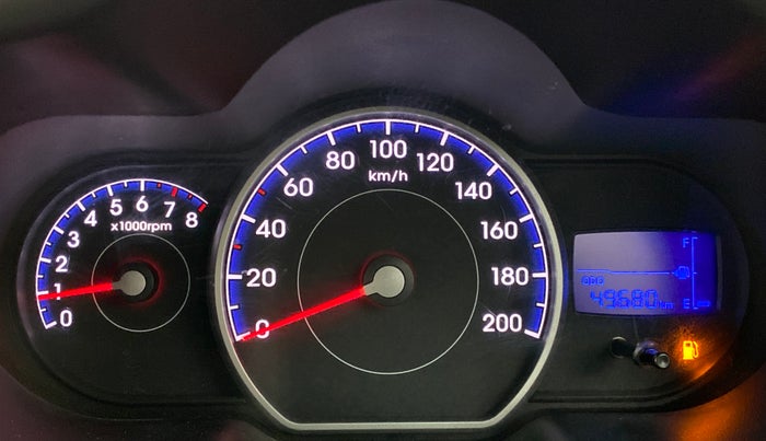 2010 Hyundai i10 SPORTZ 1.2, Petrol, Manual, 49,722 km, Odometer Image