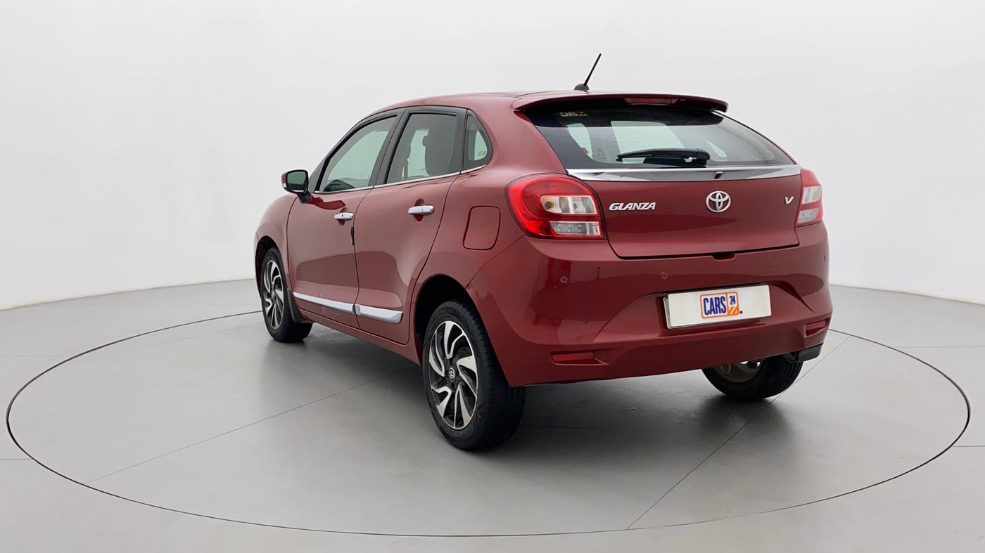2020 Toyota Glanza V CVT, Petrol, Automatic, 56,118 km, Left Back Diagonal