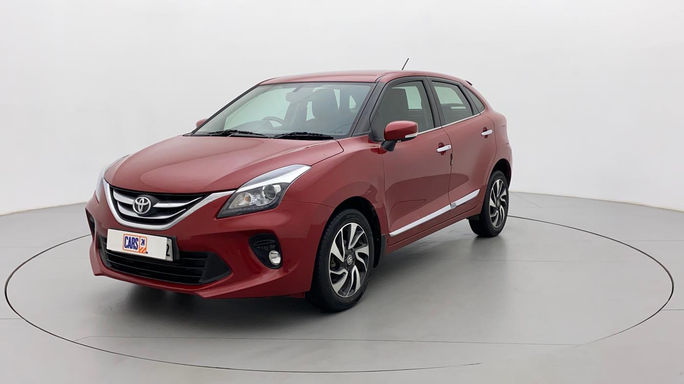 2020 Toyota Glanza V CVT, Petrol, Automatic, 56,118 km, Left Front Diagonal