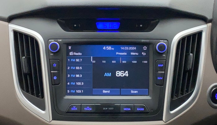2019 Hyundai Creta SX AT 1.6 PETROL, Petrol, Automatic, 39,238 km, Infotainment System