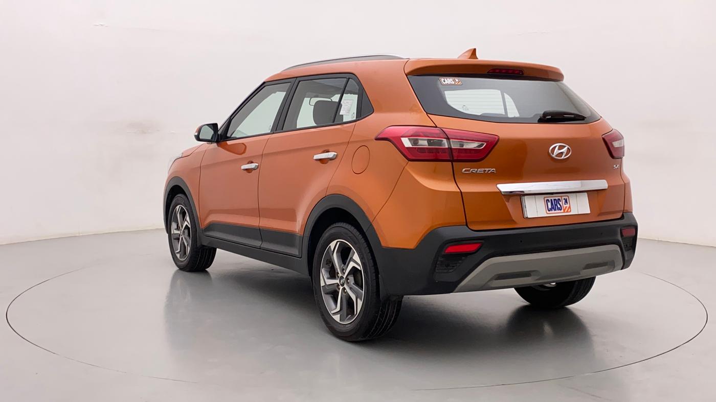 2019 Hyundai Creta SX AT 1.6 PETROL, Petrol, Automatic, 39,238 km, Left Back Diagonal