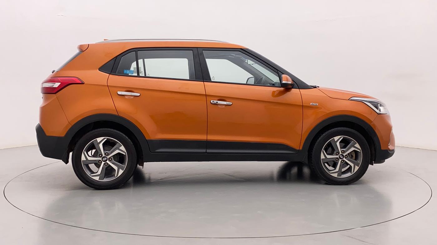 2019 Hyundai Creta SX AT 1.6 PETROL, Petrol, Automatic, 39,238 km, Right Side View