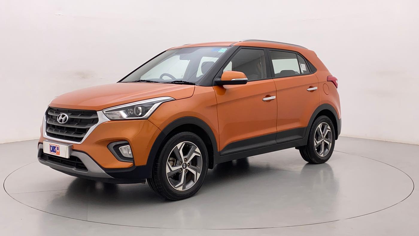 2019 Hyundai Creta SX AT 1.6 PETROL, Petrol, Automatic, 39,238 km, Left Front Diagonal