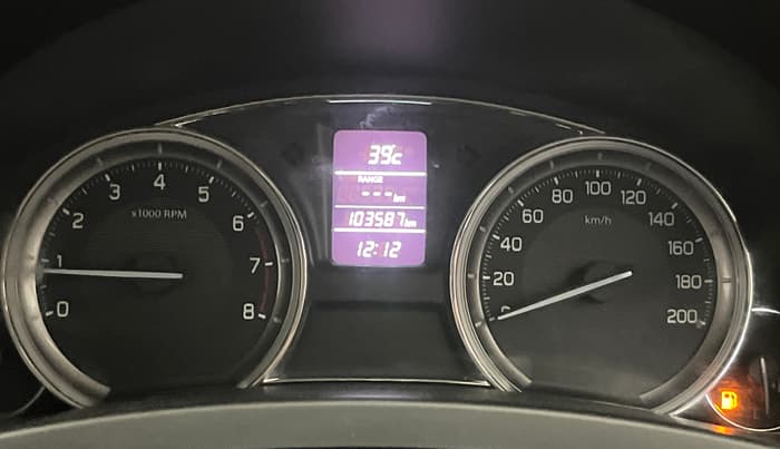 2016 Maruti Ciaz ZXI+ RS, Petrol, Manual, 1,03,516 km, Odometer Image