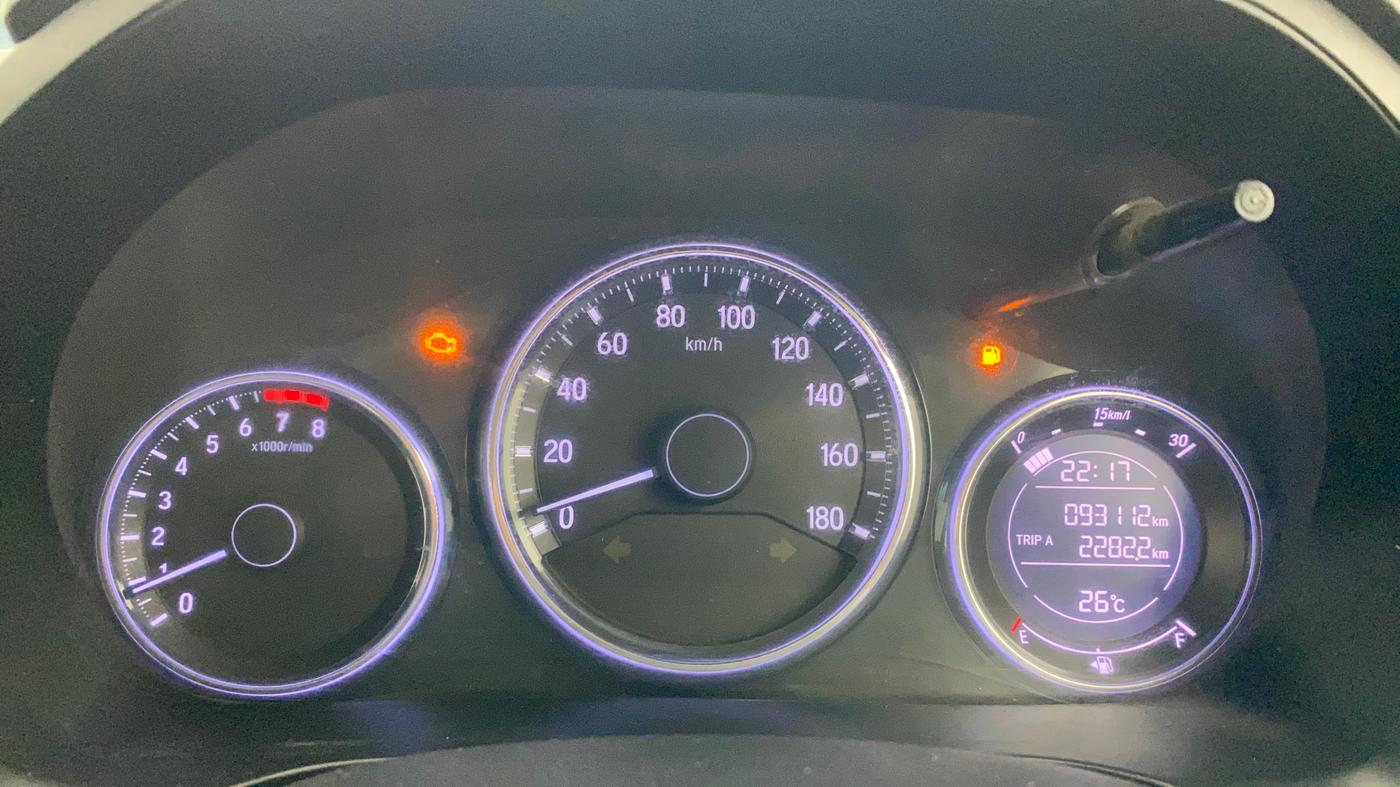 2016 Honda BR-V 1.5L I-VTEC V, CNG, Manual, 93,081 km, Odometer Image