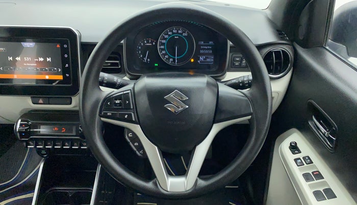 2021 Maruti IGNIS ALPHA 1.2 K12 AMT, Petrol, Automatic, 3,462 km, Steering Wheel Close Up