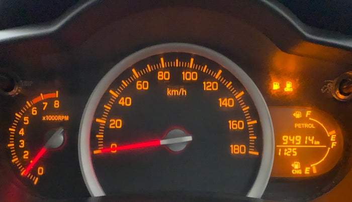 2016 Maruti Celerio VXI CNG D, CNG, Manual, 95,037 km, Odometer Image