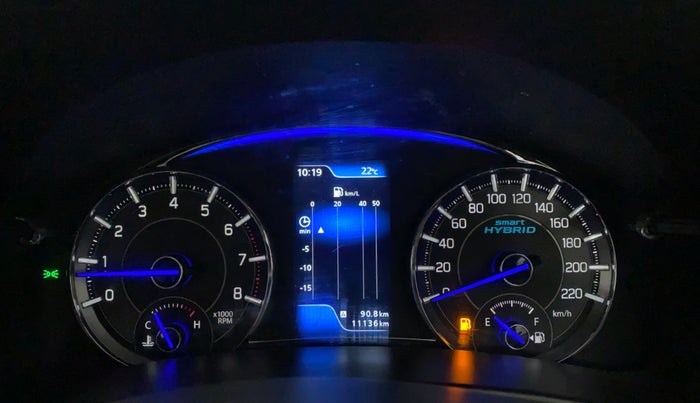 2019 Maruti Ciaz DELTA 1.5 SHVS MT PETROL, Petrol, Manual, 11,299 km, Odometer Image