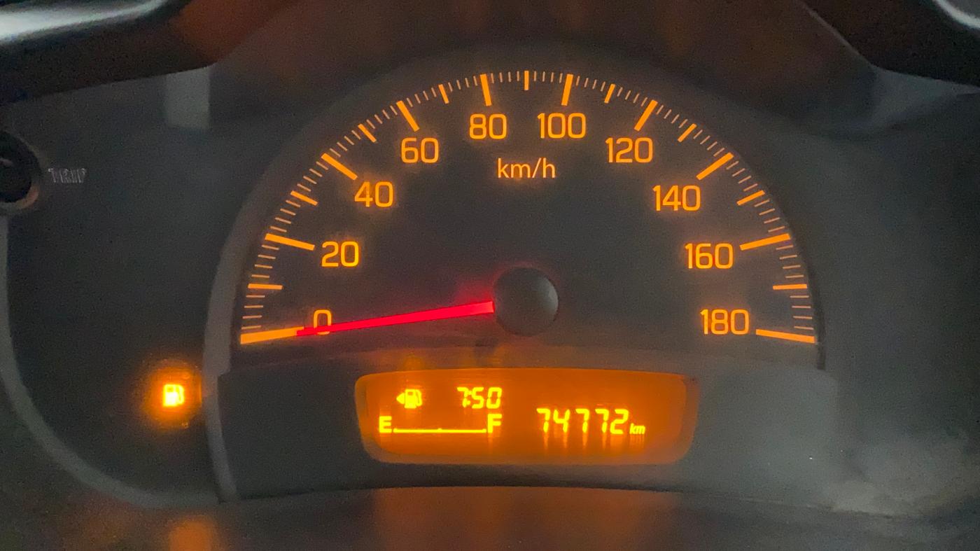 2014 Maruti Celerio VXI, Petrol, Manual, 74,836 km, Odometer Image