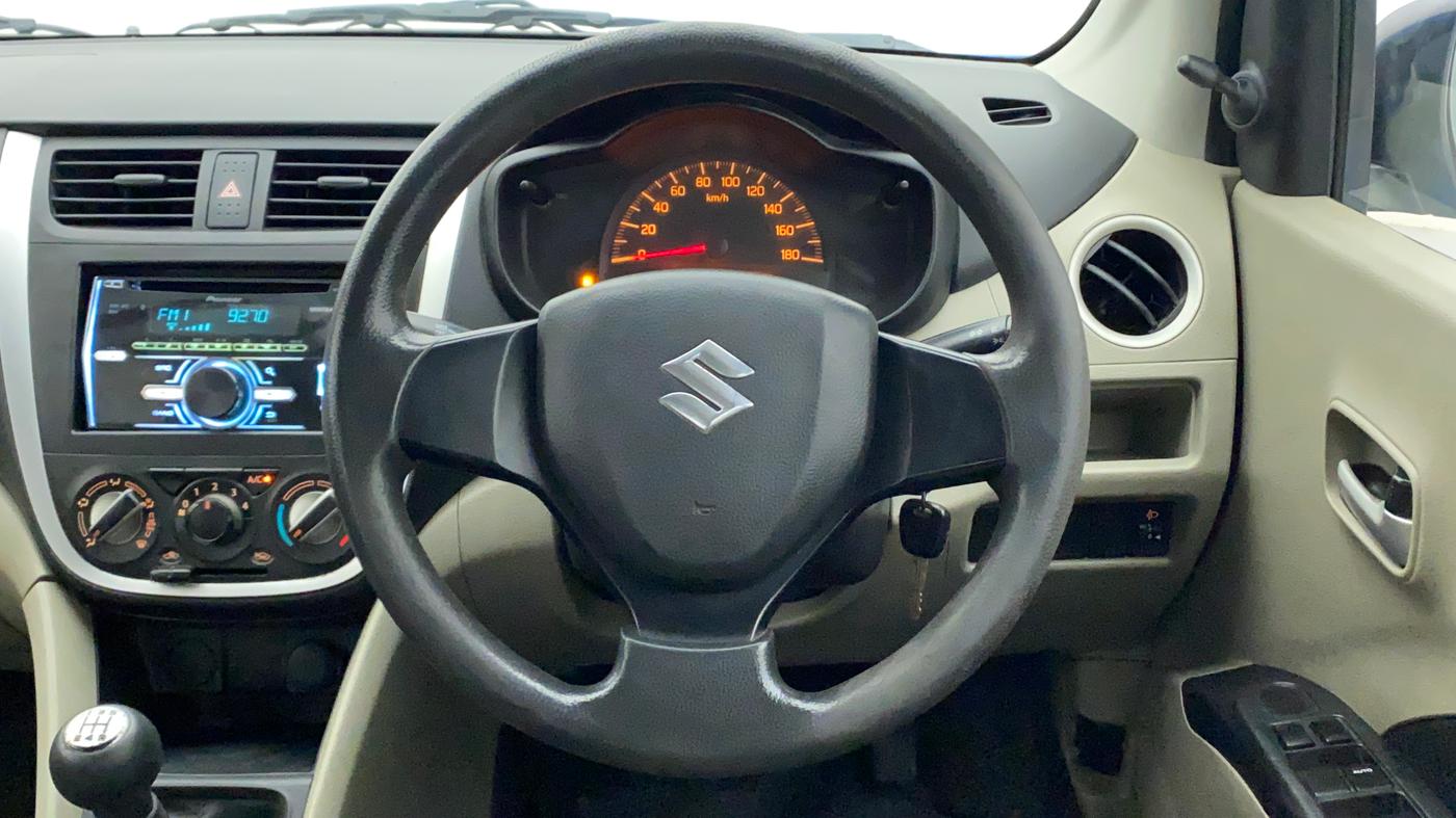 2014 Maruti Celerio VXI, Petrol, Manual, 74,836 km, Steering Wheel Close Up