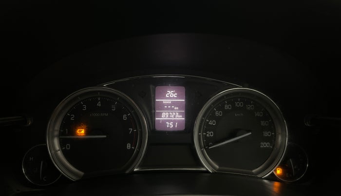 2015 Maruti Ciaz ZXI+ RS, Petrol, Manual, 89,704 km, Odometer Image