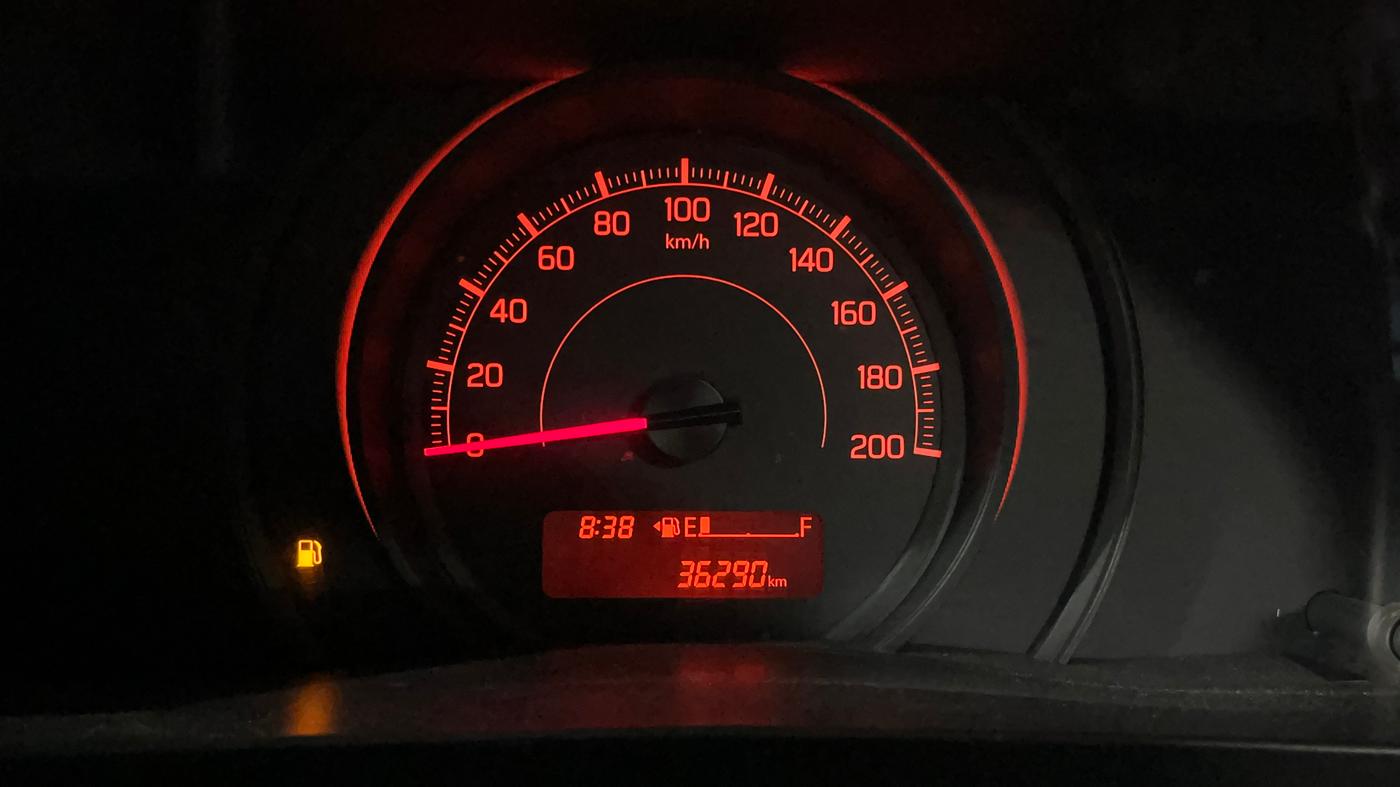 2023 Maruti Swift LXI, Petrol, Manual, 36,556 km, Odometer Image