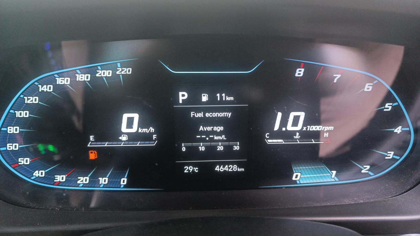 2022 Hyundai NEW I20 Asta (O) 1.0 Turbo DCT Dual Tone, Petrol, Automatic, 46,427 km, Odometer Image
