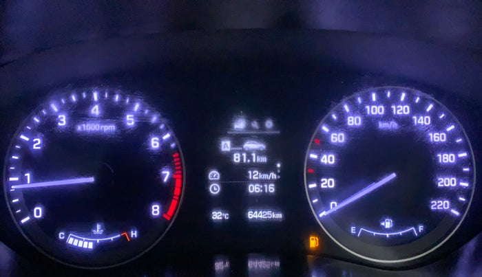 2015 Hyundai Elite i20 ASTA 1.2 (O), Petrol, Manual, 64,550 km, Odometer Image