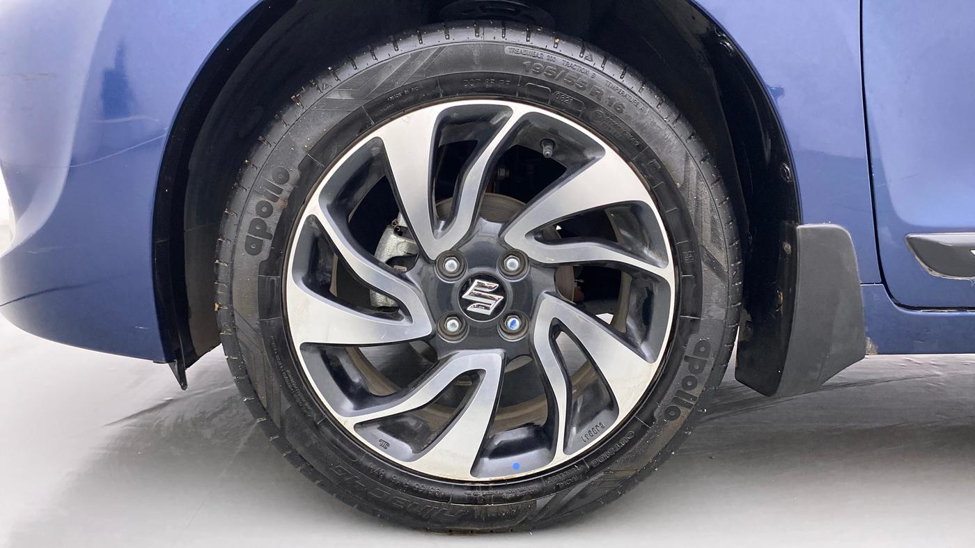 2021 Maruti Baleno ALPHA CVT PETROL 1.2, Petrol, Automatic, 7,596 km, Left Front Wheel