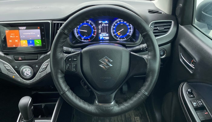 2021 Maruti Baleno ALPHA CVT PETROL 1.2, Petrol, Automatic, 7,596 km, Steering Wheel Close Up