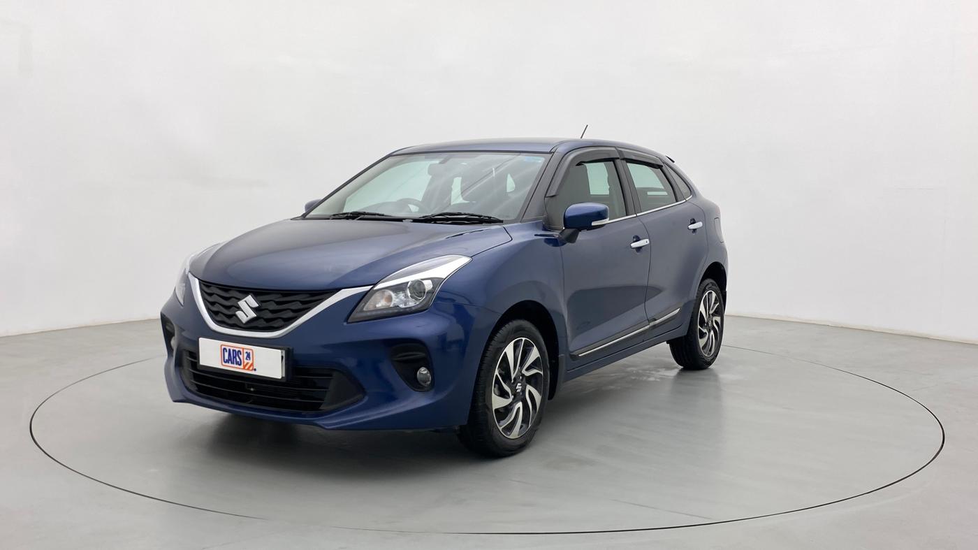 2021 Maruti Baleno ALPHA CVT PETROL 1.2, Petrol, Automatic, 7,596 km, Left Front Diagonal