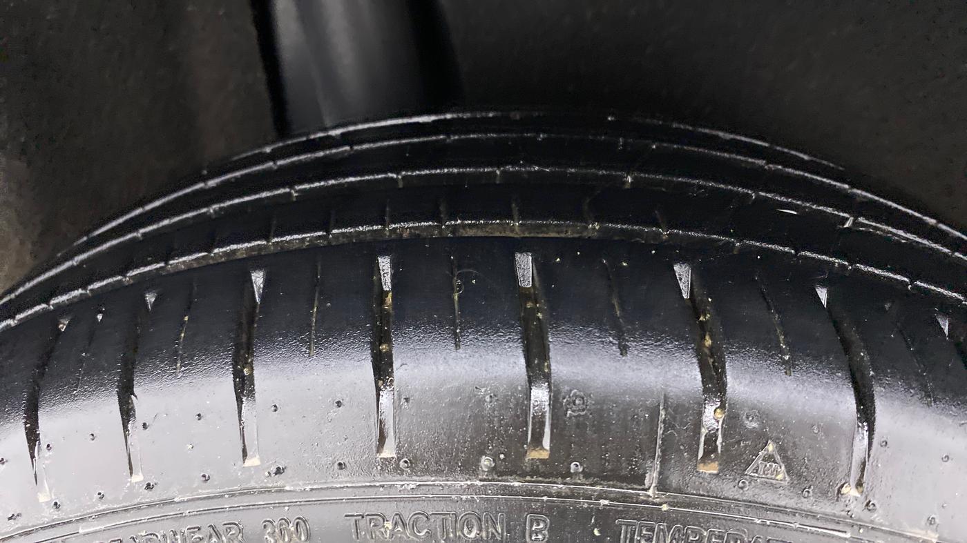 2021 Maruti Baleno ALPHA CVT PETROL 1.2, Petrol, Automatic, 7,596 km, Right Rear Tyre Tread