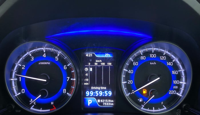 2021 Maruti Baleno ALPHA CVT PETROL 1.2, Petrol, Automatic, 7,596 km, Odometer Image