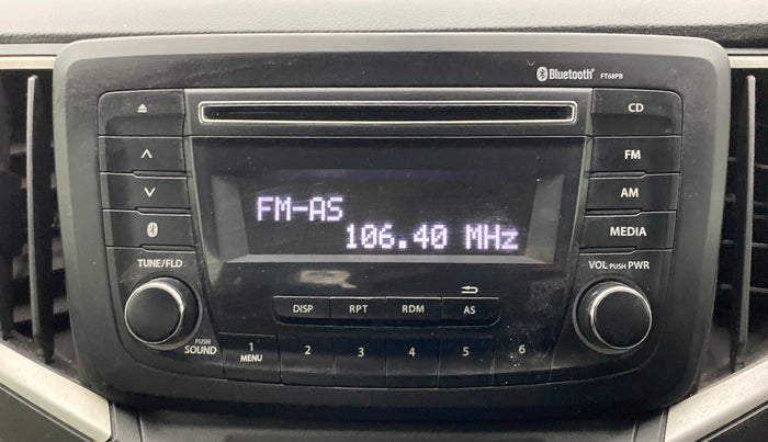 2018 Maruti Baleno ZETA CVT PETROL 1.2, Petrol, Automatic, 83,843 km, Infotainment system - AM/FM Radio - Not Working