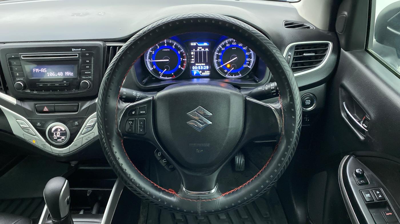 2018 Maruti Baleno ZETA CVT PETROL 1.2, Petrol, Automatic, 83,843 km, Steering Wheel Close Up