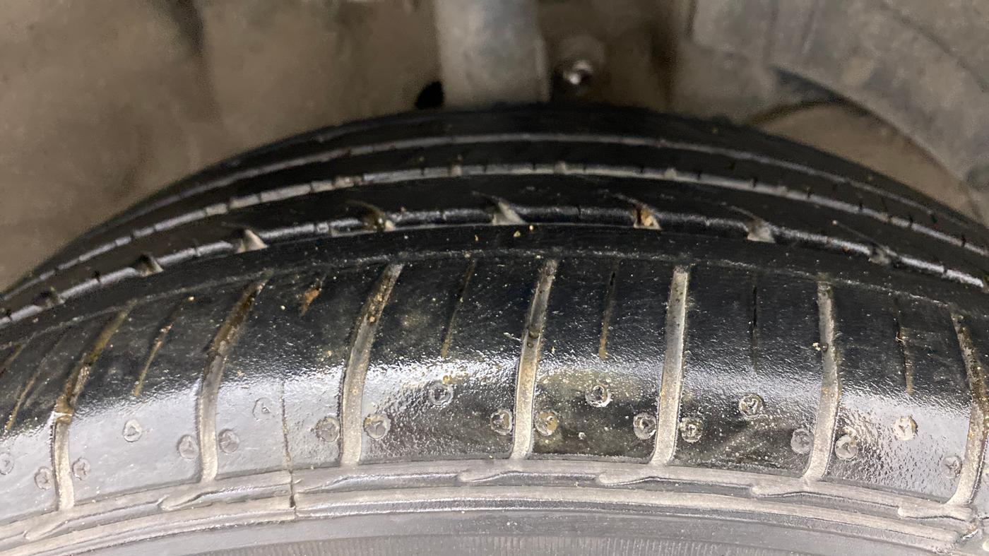 2018 Maruti Baleno ZETA CVT PETROL 1.2, Petrol, Automatic, 83,843 km, Right Front Tyre Tread