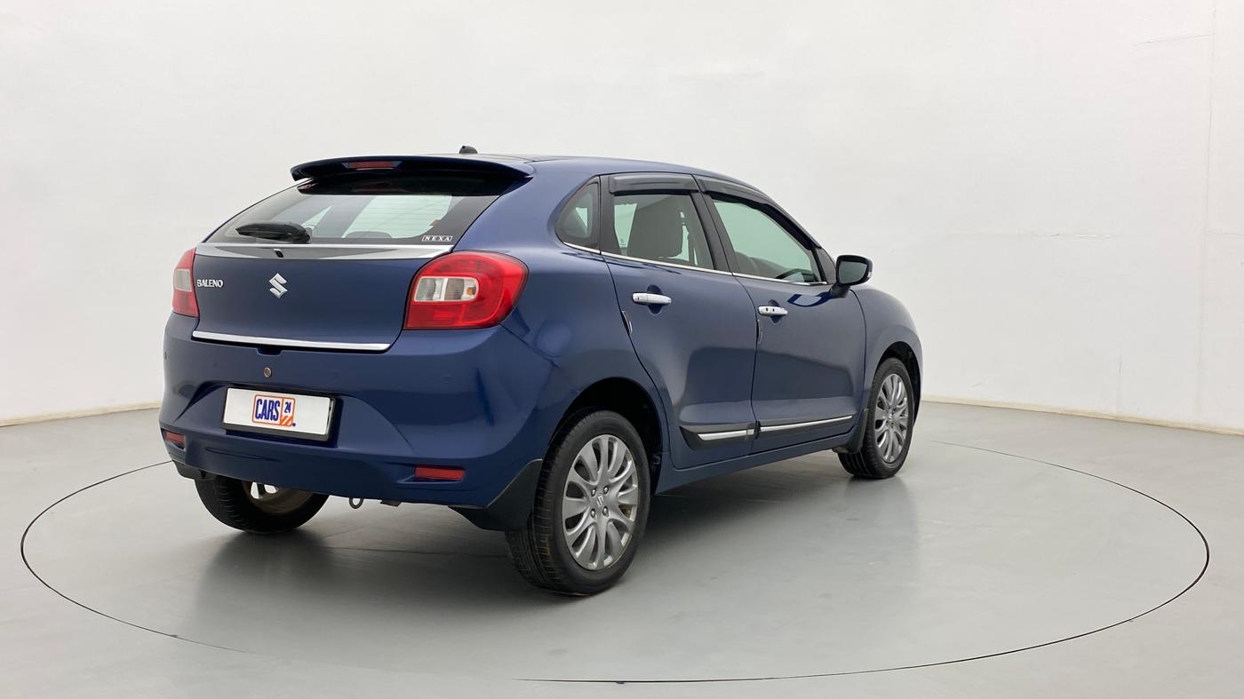 2018 Maruti Baleno ZETA CVT PETROL 1.2, Petrol, Automatic, 83,843 km, Right Back Diagonal