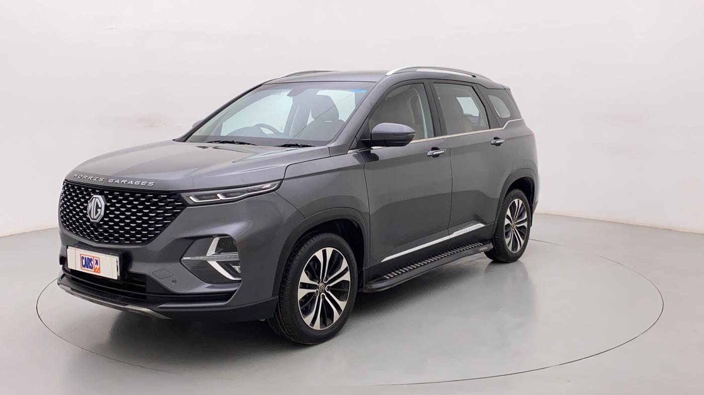 2022 MG HECTOR PLUS SHARP 1.5 PETROL TURBO CVT 6-STR, Petrol, Automatic, 11,542 km, Left Front Diagonal