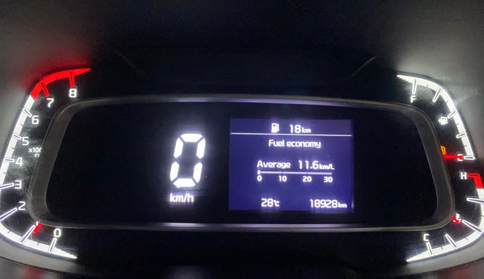 2022 KIA SONET HTK 1.2, Petrol, Manual, 18,983 km, Odometer Image
