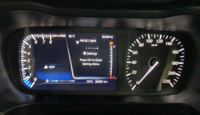 2021 Tata ALTROZ XZ PLUS PETROL DARK EDITION, Petrol, Manual, 36,554 km, Odometer Image