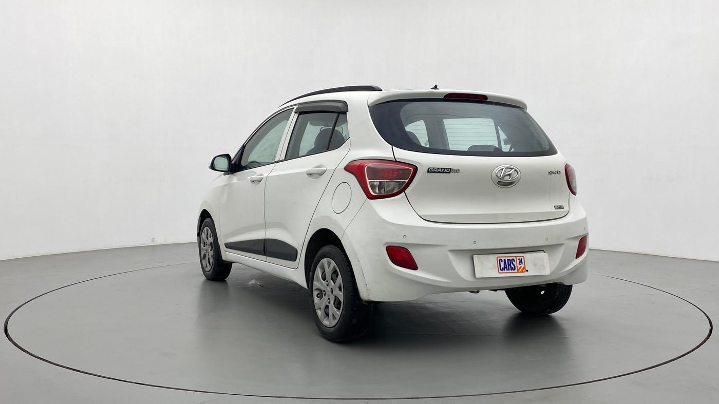 2016 Hyundai Grand i10 SPORTZ 1.2 KAPPA VTVT, Petrol, Manual, 74,335 km, Left Back Diagonal