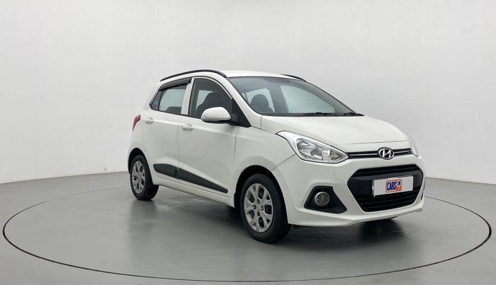 2016 Hyundai Grand i10 SPORTZ 1.2 KAPPA VTVT, Petrol, Manual, 74,335 km, Right Front Diagonal